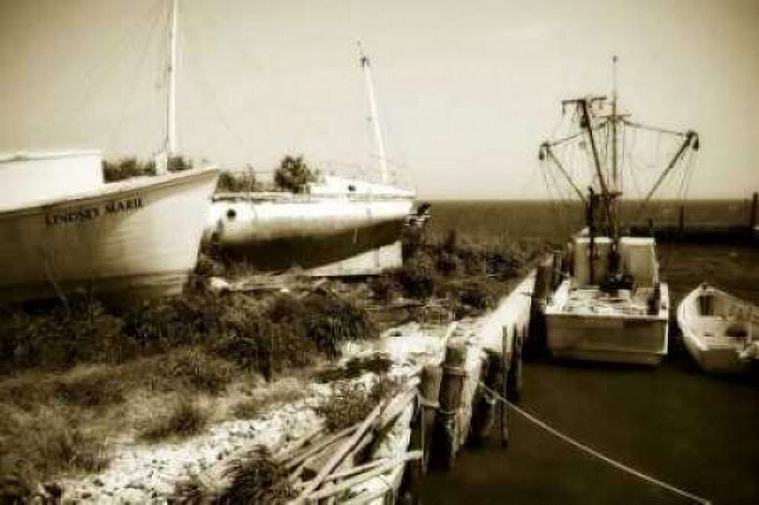 Boat Yard II Canvas Art - Alan Hausenflock (24 x 36)