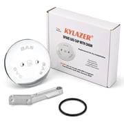 Boat gas cap replacement part, suitable for the marine air cap cover of Peko 0540DPG99A, including valve cap key, applicable to ships, suitable for 1-1/2 angle ventilation filling port.