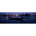 thumbnail image 1 of Boat in a lake with city in the background, Lake Merritt, Oakland, Alameda County, California, USA Poster Print (36 x 12), 1 of 1