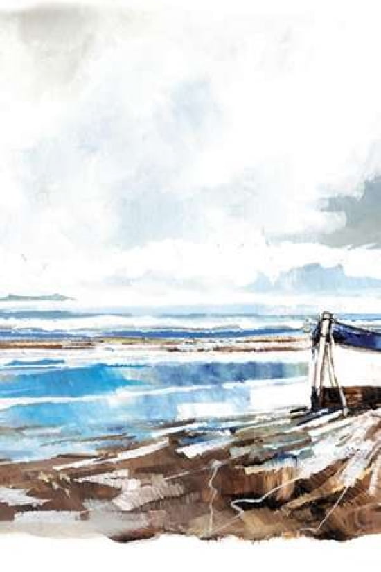 Boat on Shore II Canvas Art - Stuart Roy (20 x 28)