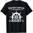 thumbnail image 1 of Boat, sports boat, sailing, motorboat, captain T-Shirt, 1 of 4