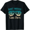 thumbnail image 1 of Boat waves sun rays lake days camping girls boys trip 2024 T-Shirt, 1 of 4