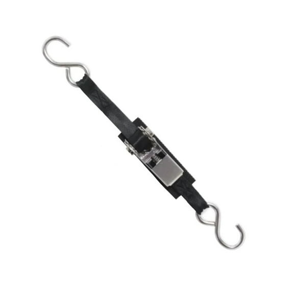BoatBuckle Stainless Steel Ratchet Transom Tie-Down, 1-Inch x 3.5-Feet