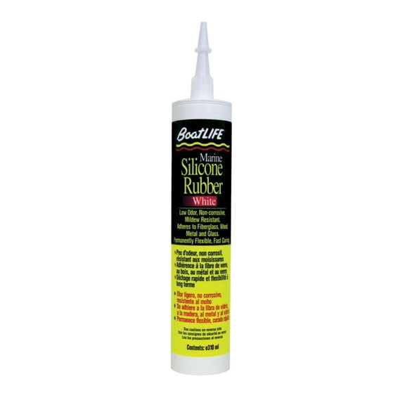 BoatLIFE 1150 Marine Silicone Rubber Sealant - Clear, 10.6 oz