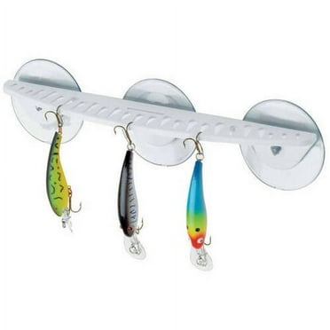 Boatmates Super Suction 12'' Hook Rack - Holds 25 Lures With Fillet Knife Slot