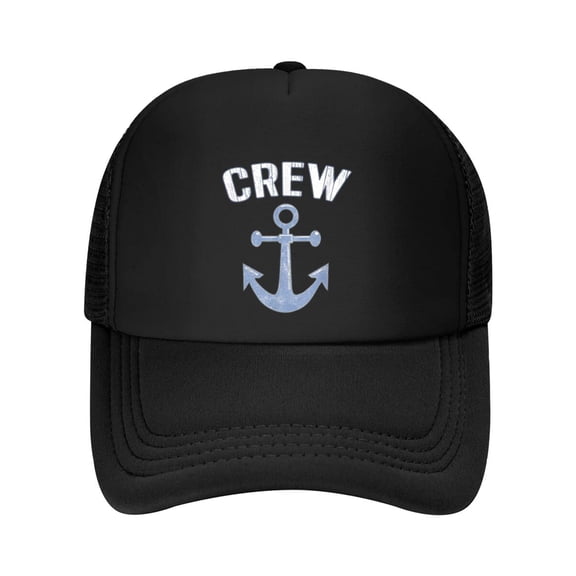 Boating Captain Crew Pontoon Nautical Gift Sailing Anchor Baseball Cap