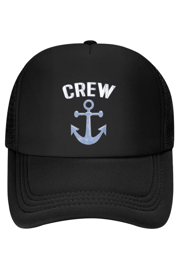 Boating Captain Crew Pontoon Nautical Gift Sailing Anchor Baseball Cap