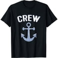 thumbnail image 1 of Boating Captain Crew Pontoon Nautical Gift Sailing Anchor T-Shirt, 1 of 4