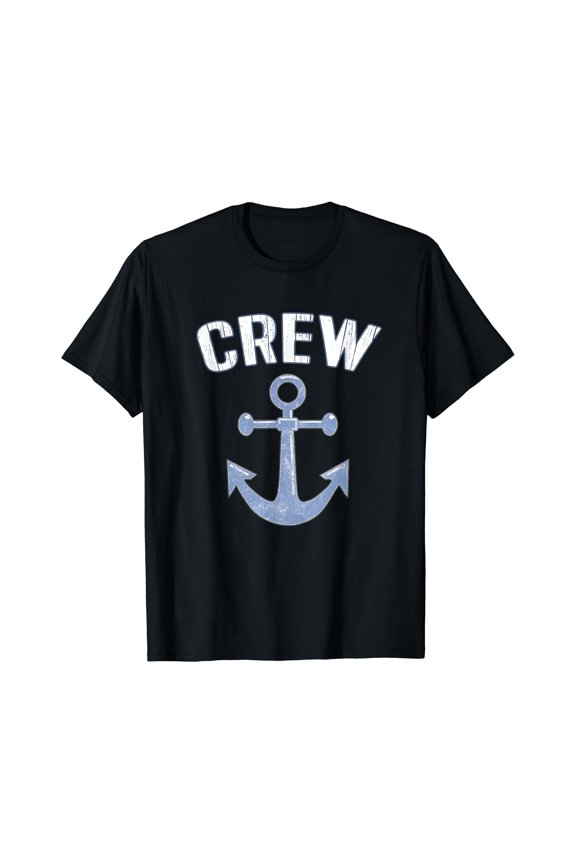 Boating Captain Crew Pontoon Nautical Sailing Anchor T-Shirt Unisex T-Shirt