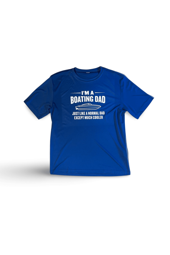 T-Shirt, Men's - Graphic Tee - Summer Favorites - "Boating Dad"