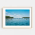 Boating Frenchman Bay 02 Bar Harbor Maine Photography Oak Framed Wall
