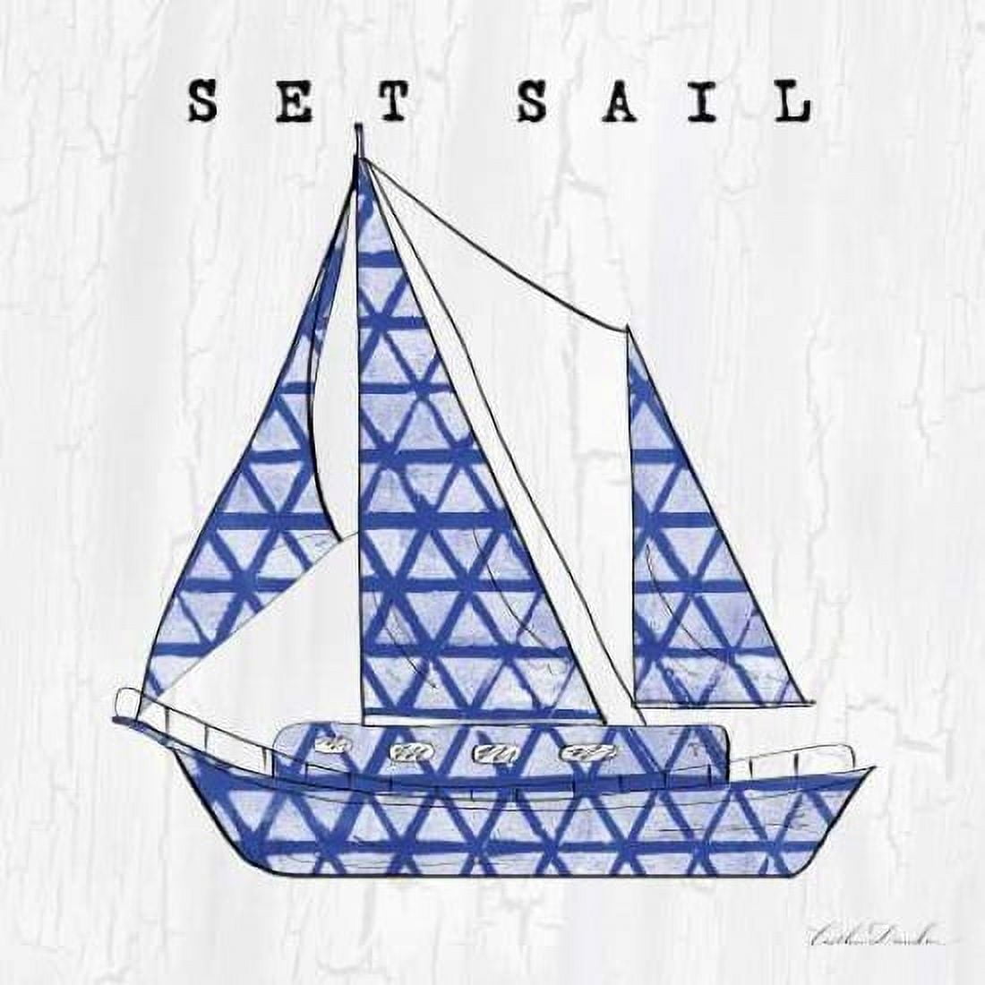 Boating Life IV Canvas Art - Caitlin Dundon (24 x 24)