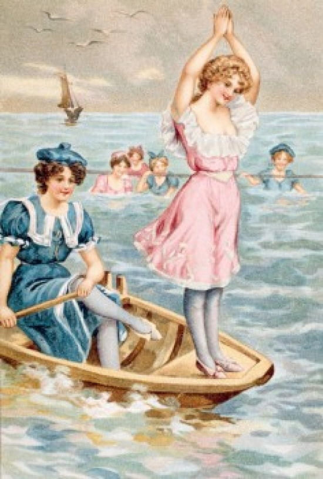 Boating Nostalgia Cards Canvas Art -  (18 x 24)