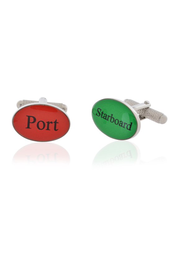 Boating Port Starboard Cufflinks