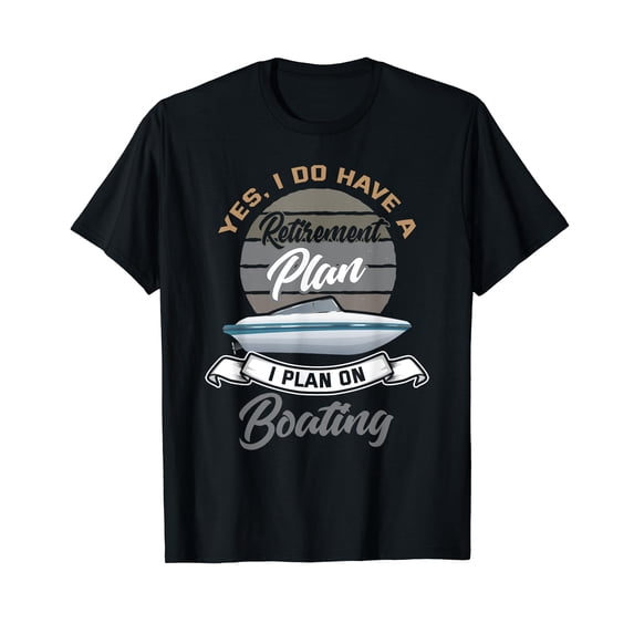 Boating Retirement Shirt Funny Boat Captain Retirement Gift Men Vintage Mystery T-Shirt