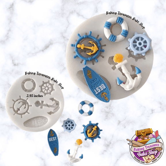 Boating Themed Silicone Mold #1