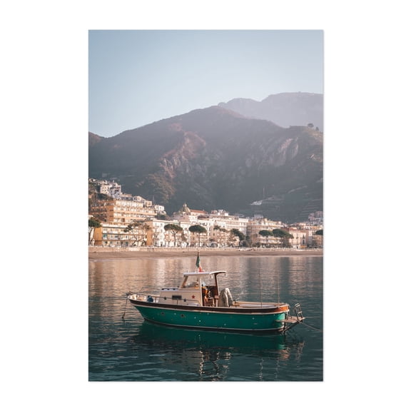 Boating in Maiori - Maiori Campania Italy Photography Unframed Wall Art Print 5 x 7 inches