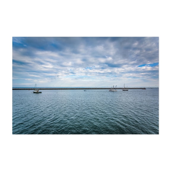 Boating in Provincetown, Cape Cod - Massachusetts Photography Unframed Wall Art Print 20 x 30 inches