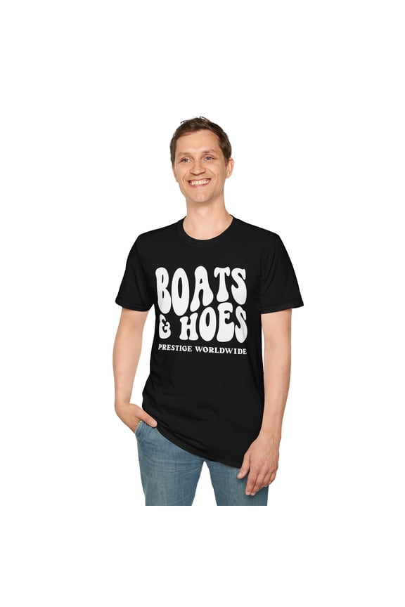 Boats And Hoes Prestige Worldwide, Gildan Unisex TShirt, Graphic Tee, S-3XL