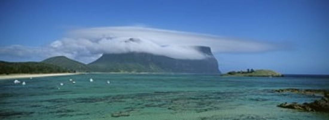 Boats Floating In The Sea Lord Howe Island New South Wales United Kingdom Australia Canvas Art - Panoramic Images (18 x 7)