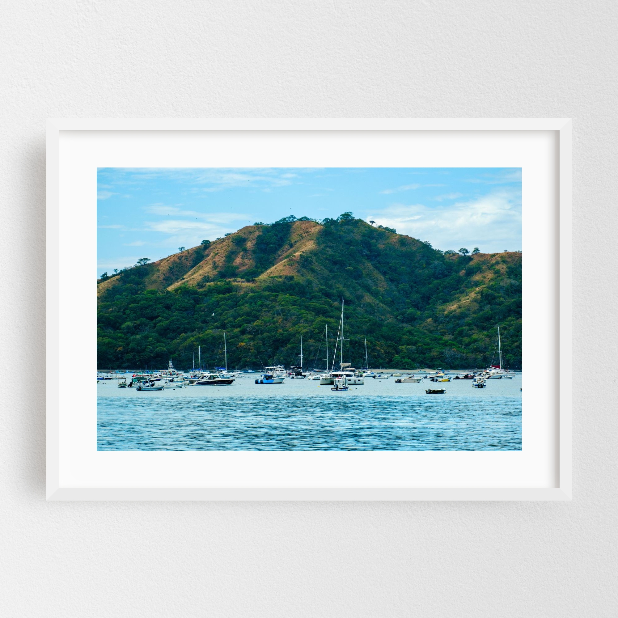 Boats in Harbor at Playas Del Coco, Costa Rica - Coco Provincia de ...