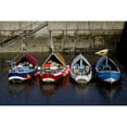 thumbnail image 1 of Boats Moored To Dock Amble Northumberland England Poster Print, 1 of 3