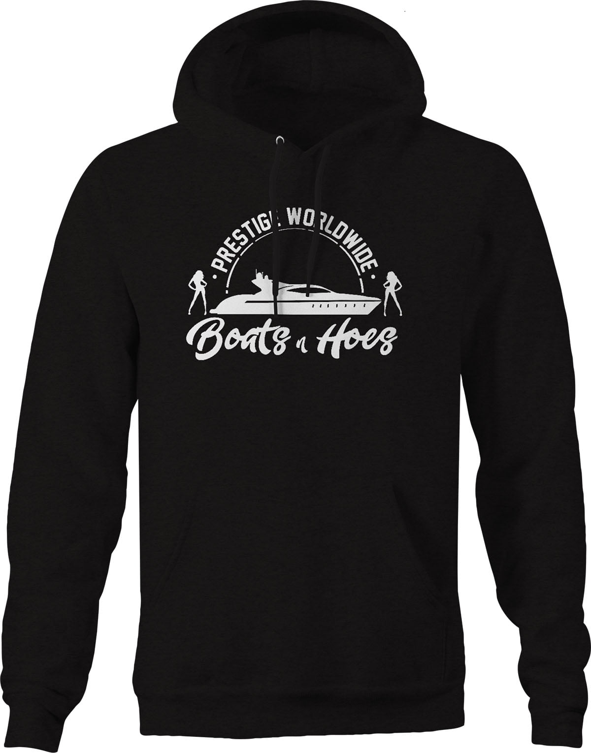 Boats and Hoes Pullover Hoodie Medium Black - Walmart.com