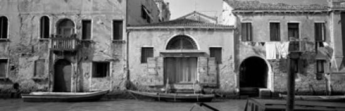 Boats in a canal Grand Canal Rio Della Pieta Venice Italy Canvas Art - Panoramic Images (18 x 6)