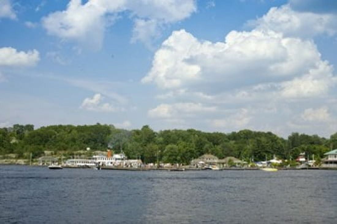 Boats in a lake Gravenhurst Bay Gravenhurst Ontario Canada Canvas Art - Panoramic Images (36 x 24)