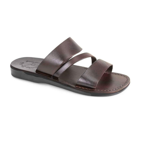 Boaz - Leather Wide Strap Sandal - Mens Sandals