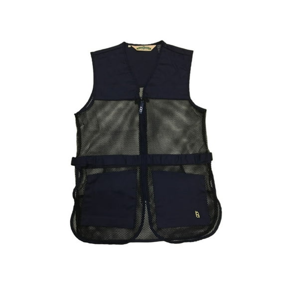 Bob Allen Full Mesh Dual Pad Shooting Vest, Navy, S