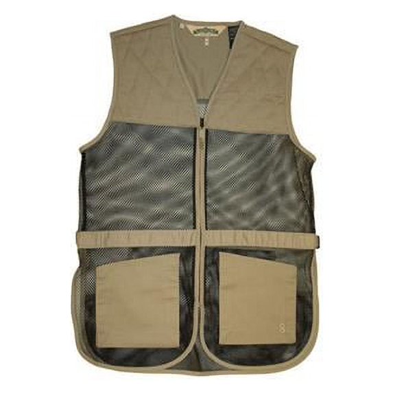 Bob Allen 245M Full Mesh Shooting Vest With Dual Pads - Purple, 2X, For Left Or Right Handed Shooters