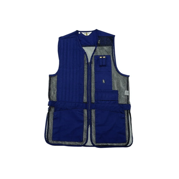 Bob Allen Mesh Shooting Vest, Navy, Left Hand, Large
