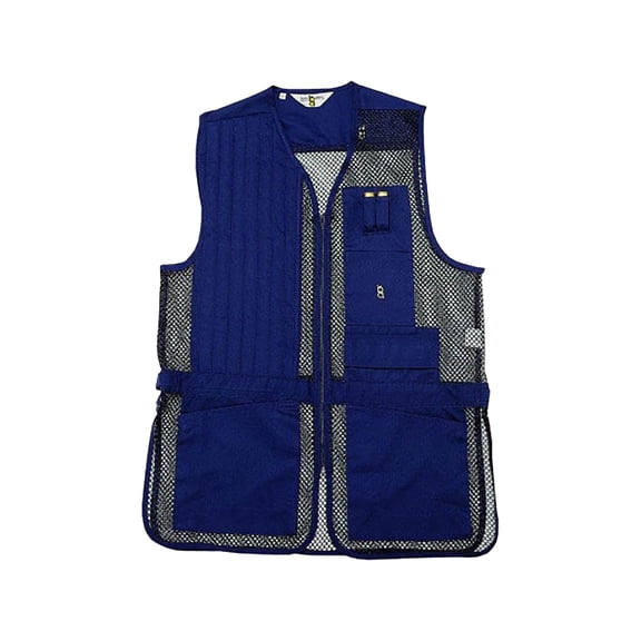 Bob Allen 240M Mesh Back Shooting Vest Right Hand Cotton Twill and Mesh Navy 2XL