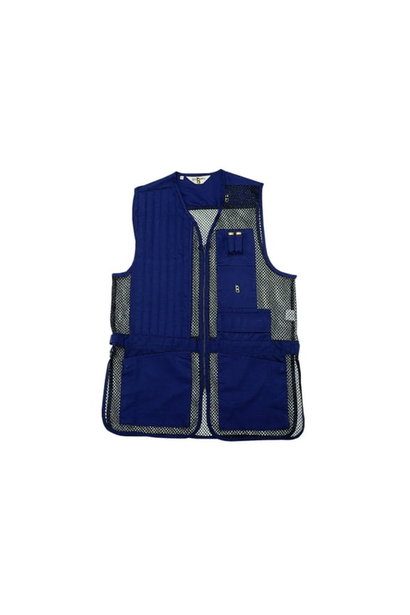 Bob Allen Mesh Shooting Vest, Navy, Right Hand, Medium,