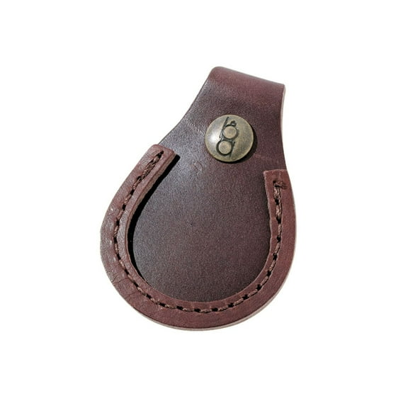 Bob Allen Shooter's Barrel Rest Toe Pad Leather Brown