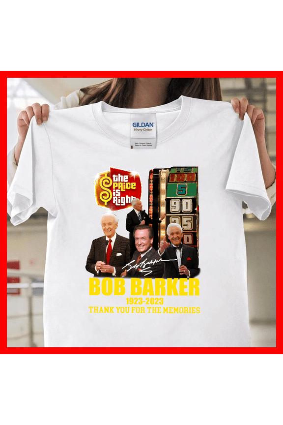 Bob Barker Price Is Right Graphic Vintage TV Game Show Retro Fan Gift T1534 Unisex Graphic T-Shirt Soft Cotton, Sizes S-5XL
