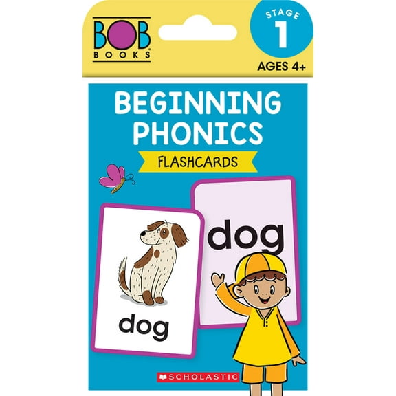 Bob Books Bob Books - Beginning Phonics Flashcards Phonics, Ages 4 and Up, Kindergarten (Stage 1: Starting to Read), (Paperback)