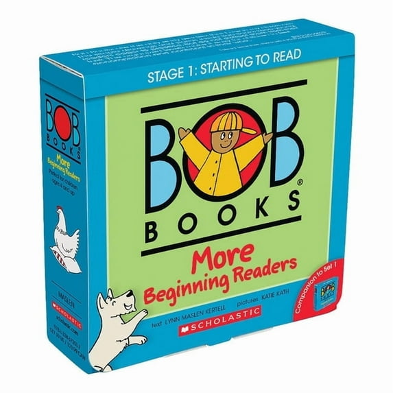Bob Books Bob Books - More Beginning Readers Box Set of 12 Paperbacks Decodable Phonics Books, Ages 4 and Up, Kindergarten (Stage , (Paperback)