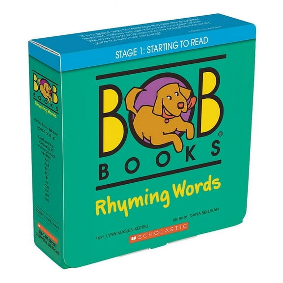 Bob Books Bob Books - Rhyming Words Box Set of 10 Paperbacks Decodable Phonics Books, Ages 4 and Up, Kindergarten, Flashcards (Sta, (Paperback)