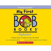 Bob Books My First Bob Books - Alphabet Hardcover Bind-Up Phonics, Letter Sounds, Ages 3 and Up, Pre-K Reading Readiness, Hardcover
