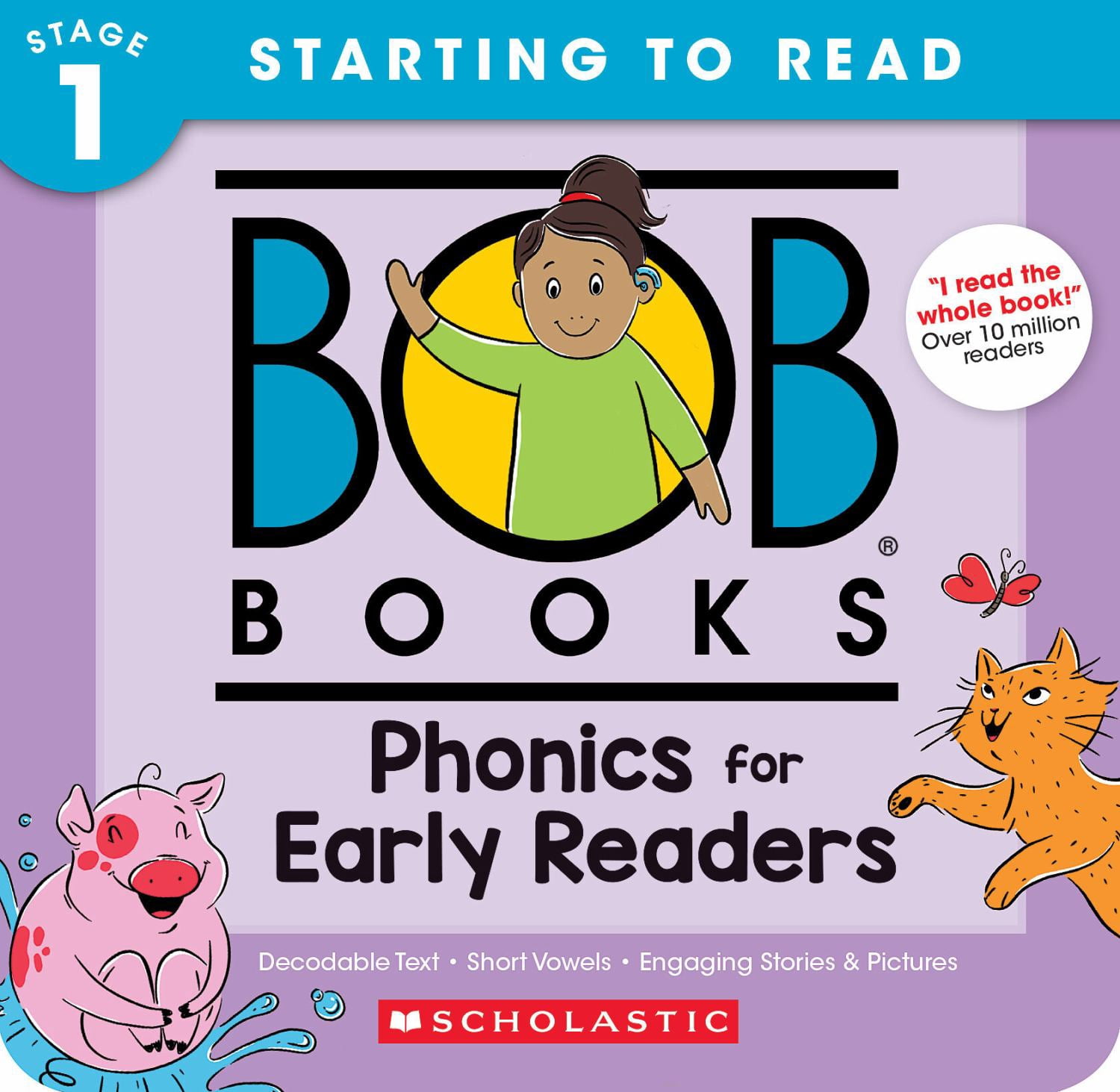 Bob Books - Phonics for Early Readers Box Set of 12 Paperbacks | Decodable Phonics Books, Ages 4 and up, Kindergarten (Stage 1: Starting to Read) (Hardcover)