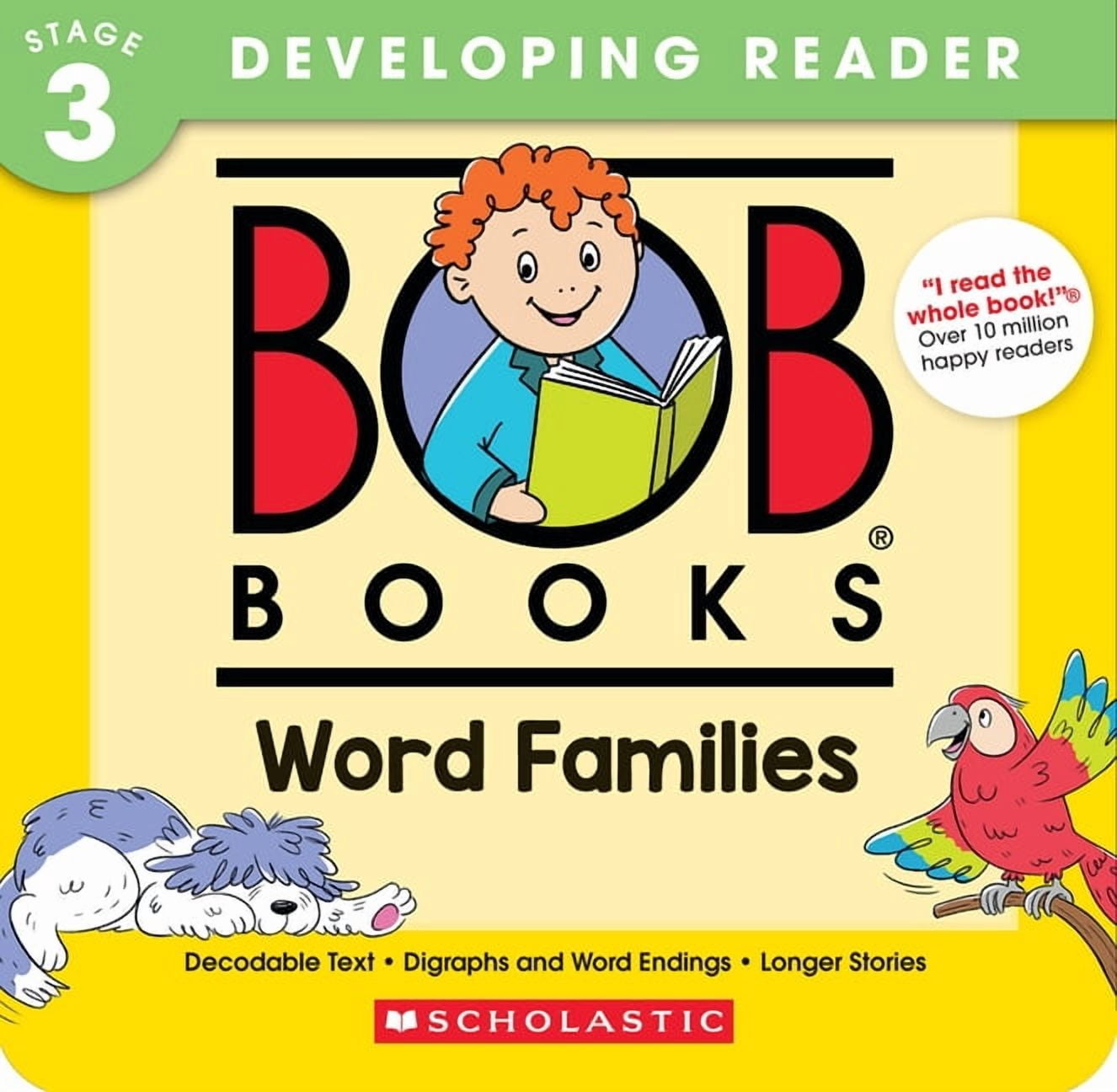 Bob Books, Set 3 Word Families, 8 paperback, Kindergarten First