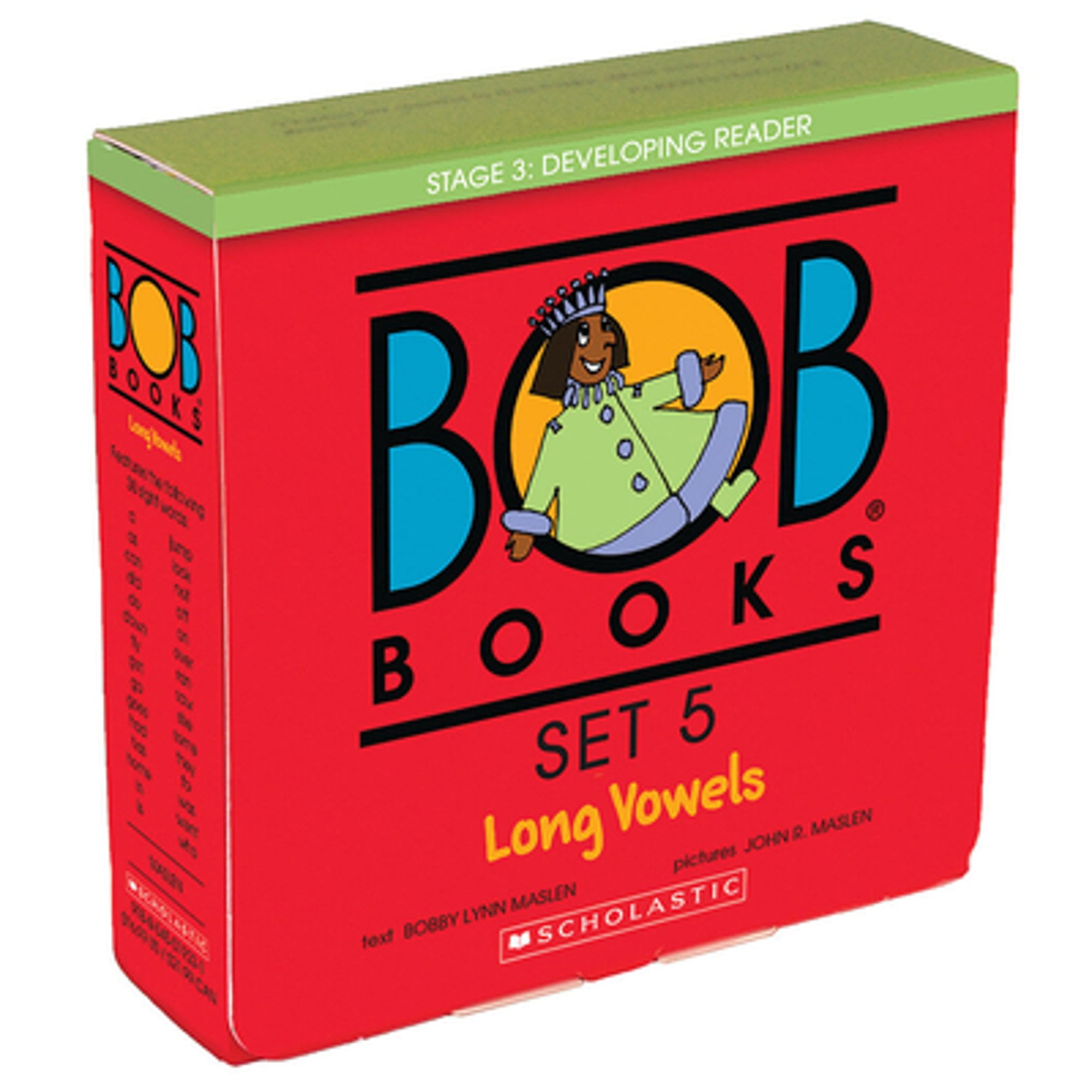 Pre-Owned Bob Books - Long Vowels Box Set Phonics, Ages 4 and Up, Kindergarten, First Grade (Stage 3 (Paperback) by Bobby Lynn Maslen