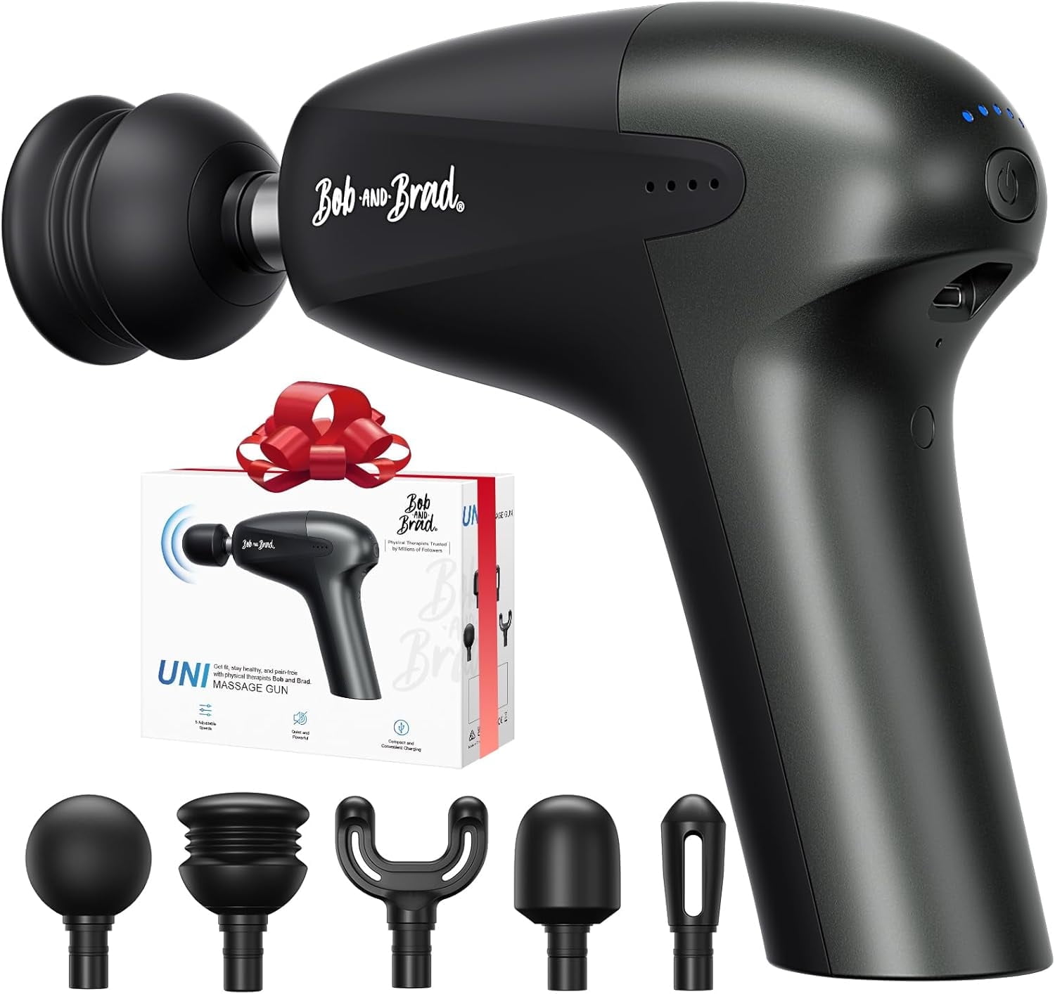 Bob & Brad UNI Mini Massage Gun, Deep Tissue Muscle Percussion Massage Gun for Athletes/Travel/Home