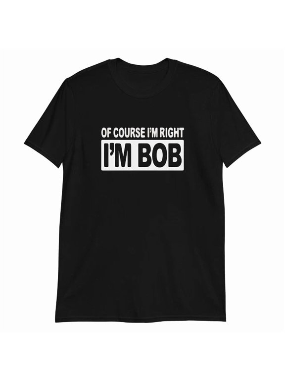 Bob Cotton For Men's Phrase Suited To Casual Events And Everyday Wear Shirt, Size S-5XL
