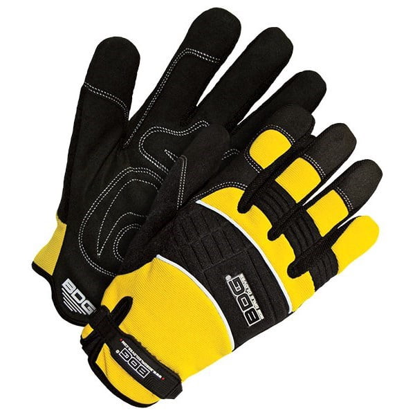 Bob Dale 20-1-10005-M Performance Glove Synthetic Leather Palm, Size M