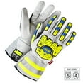 thumbnail image 1 of Bob Dale 20-1-10698-M Grain Goatskin Gauntlet Back Hand Protection Lined Kevlar, Size M, 1 of 1