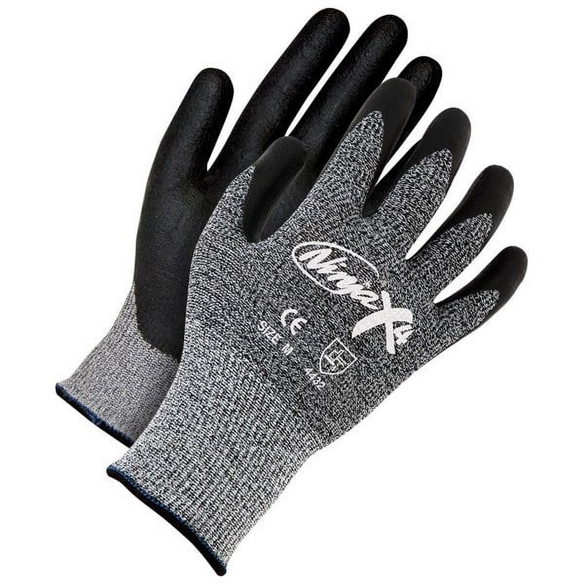 Bob Dale 99-1-9730-11 Ninja® X4 HPPE Cut Level 4 Bi-Polymer Palm Coated, Size 11