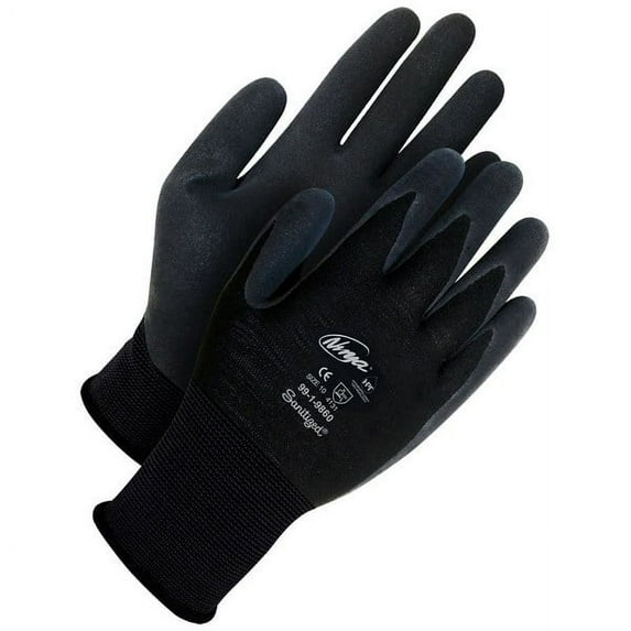 Bob Dale 99-1-9860-10 Ninja® HPT™ Black Nylon Black HPT™ Palm, Size 10